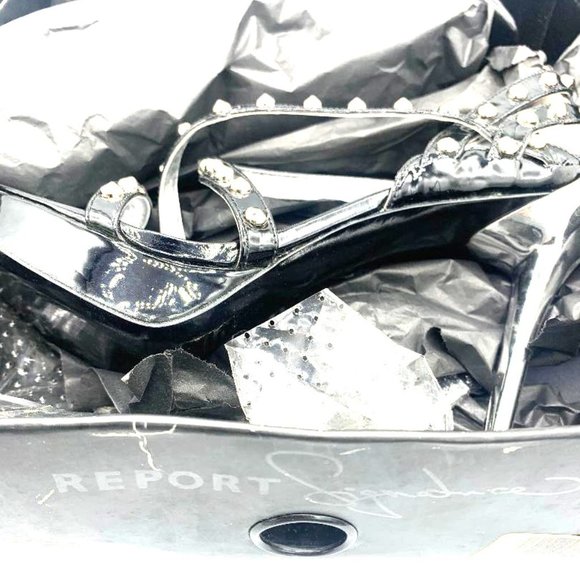 Report Signature Black Patent Heels M100 Masonic Blk MSRP $269!! SIZE - 10 - Picture 8 of 8